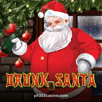 Drunk Santa Slot Game Art